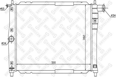 Radiateur, refroidissement du moteur Daewoo LANOS Saloon · Daewoo NUBIRA · Daewoo NUBIRA Wagon