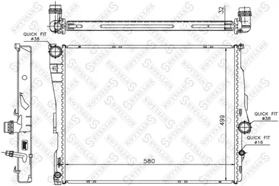 Radiateur, refroidissement du moteur Bmw X3
