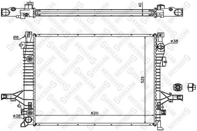 Radiateur, refroidissement du moteur Volvo XC90 I