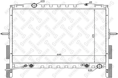Radiateur, refroidissement du moteur Kia SORENTO I