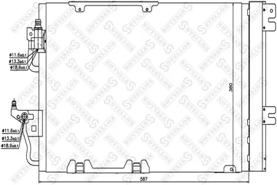 Condenseur, climatisation Opel ASTRA G Hatchback · Opel ASTRA H · Opel ASTRA H Estate