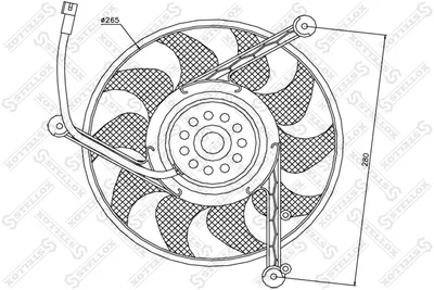 Ventilateur, refroidissement du moteur Vw TRANSPORTER T4 Bus · Vw GOLF III Variant · Vw TRANSPORTER T4 Van