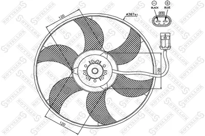Ventilateur, refroidissement du moteur Fiat PANDA Hatchback Van · Fiat PANDA · Fiat PANDA VAN