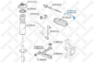 Rotule de barre de connexion Acura MDX