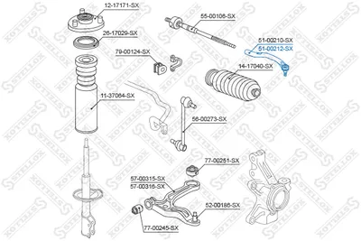 Rotule de barre de connexion Acura MDX