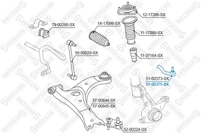 Rotule de barre de connexion Toyota AVENSIS Saloon · Toyota AVENSIS Estate · Toyota VERSO