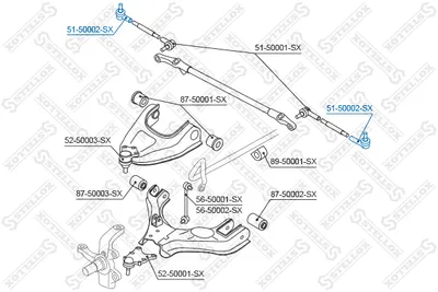 Rotule de barre de connexion Isuzu TROOPER I · Isuzu TROOPER I Open Off-Road Vehicle · Isuzu CAMPO