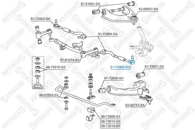 Rotule de barre de connexion Mitsubishi L 300 / DELICA II Bus · Mitsubishi PAJERO I · Mitsubishi L200