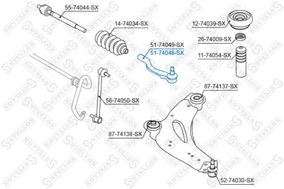Rotule de barre de connexion Fiat TALENTO Bus · Fiat TALENTO Van · Fiat TALENTO Platform/Chassis