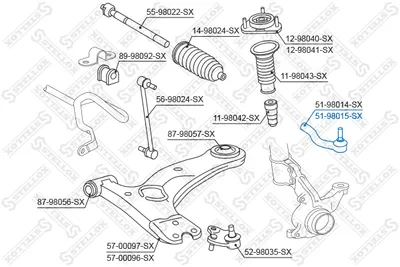 Rotule de barre de connexion Daihatsu CHARADE VIII · Toyota COROLLA · Toyota COROLLA Liftback