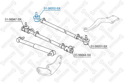 Rotule de barre de connexion Toyota LAND CRUISER 80 · Toyota LAND CRUISER