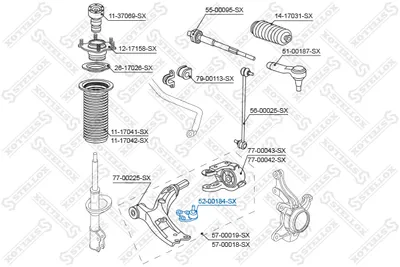 Rotule de suspension Honda CR-V III · Honda CIVIC IX · Honda CR-V IV