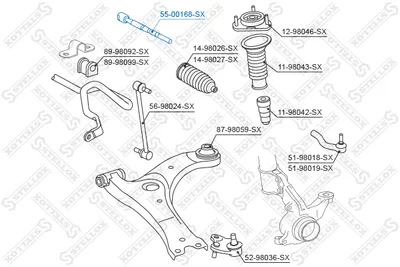 Rotule de direction intérieure, barre de connexion Toyota RAV 4 II · Toyota AVENSIS Saloon · Toyota AVENSIS Estate