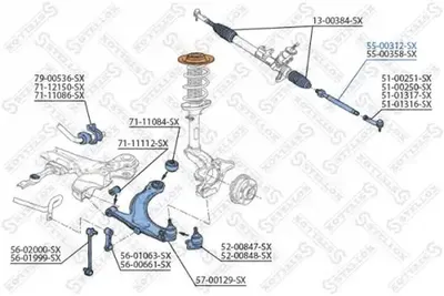 Rotule de direction intérieure, barre de connexion Audi A3 · Seat TOLEDO II · Seat LEON