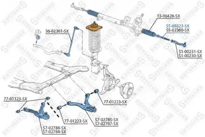 Rotule de direction intérieure, barre de connexion Volvo 850 Estate · Volvo V70 I · Volvo C70 I Coupe