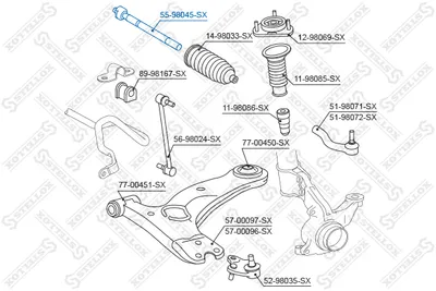 Rotule de direction intérieure, barre de connexion Toyota COROLLA Liftback · Toyota COROLLA · Toyota COROLLA Saloon