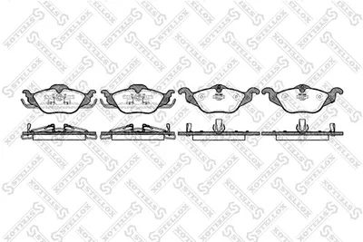 Kit de plaquettes de frein, frein à disque Opel ASTRA F Saloon · Opel ASTRA F Convertible · Opel ASTRA G Hatchback