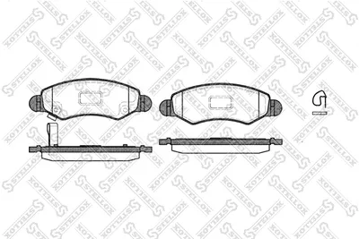 Kit de plaquettes de frein, frein à disque Opel AGILA · Subaru JUSTY III · Suzuki SWIFT II Hatchback