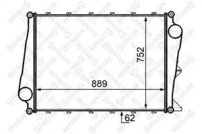 Radiateur d'air d'admission STELLO 81-10806-SX