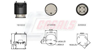 Soufflet de suspension, suspension pneumatique Bmw 7