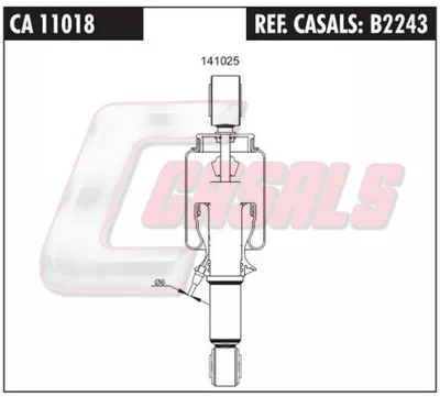 Amortisseur, suspension de la cabine Opel MANTA B · Opel MANTA B CC · Opel ASCONA B