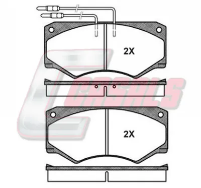 Kit de plaquettes de frein, frein à disque Mercedes-Benz G-CLASS · Mercedes-Benz T1 Bus · Mercedes-Benz T1 Van