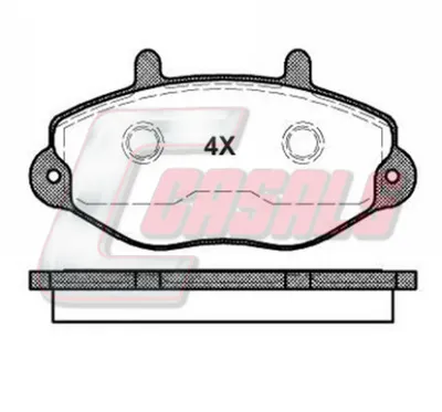 Kit de plaquettes de frein, frein à disque Ford TRANSIT Bus · Ford TRANSIT Van · Ford TRANSIT Platform/Chassis
