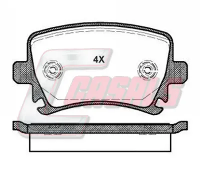 Kit de plaquettes de frein, frein à disque Audi A4 B5 · Audi A3 · Audi A4 B5 Avant