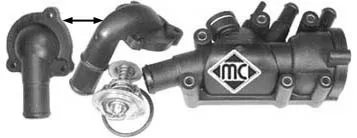 Boîtier du thermostat Ford FIESTA IV · Ford KA · Ford FIESTA V