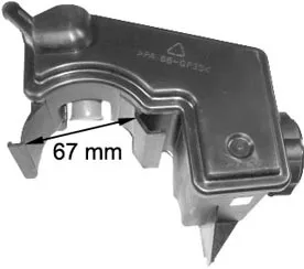 Réservoir de comp., huile hydraulique (direction assistée) Peugeot 206 Hatchback · Peugeot 206 CC · Peugeot 206 SW