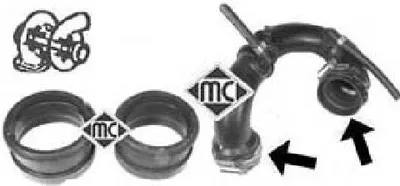 Gaine de suralimentation Nissan MICRA II · Renault KANGOO · Renault CLIO II