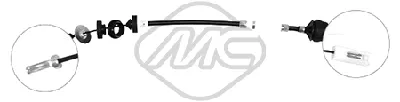 Tirette à câble, commande d'embrayage Citroën BERLINGO / BERLINGO FIRST Box Body/MPV · Citroën BERLINGO / BERLINGO FIRST MPV · Peugeot PARTNER Box Body/MPV