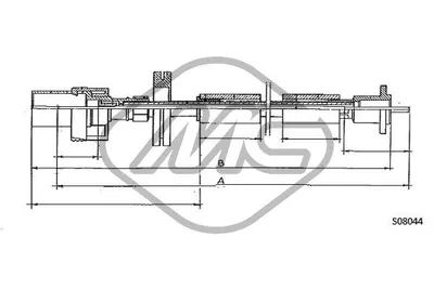Câble flexible de commande de compteur Ford TRANSIT Bus · Ford TRANSIT Van · Ford TRANSIT Platform/Chassis