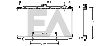 Radiateur, refroidissement du moteur Nissan PRIMERA · Nissan PRIMERA Hatchback · Nissan PRIMERA Traveller