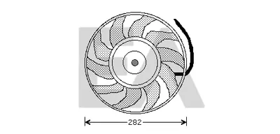 Ventilateur, refroidissement du moteur Audi 80 B4 Saloon · Audi 80 B4 Avant · Audi 100 C4 Saloon