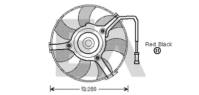 Ventilateur, refroidissement du moteur Audi A4 B5 · Audi A6 C4 · Audi A8 D2