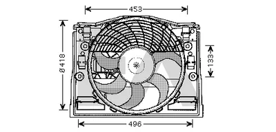 Ventilateur, refroidissement du moteur Bmw 3 · Bmw 3 Coupe · Bmw 3 Touring