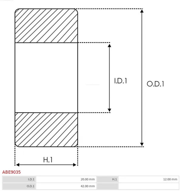 Cojinete AS-PL ABE9035