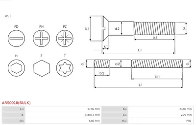 Kit de réparation, Alternateur AS-PL ARS0018(BULK)