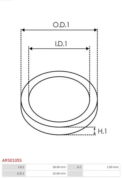Kit de réparation, Alternateur AS-PL ARS0105S