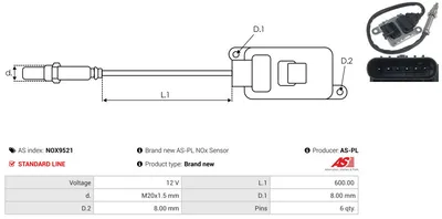 Capteur NOx, Injection d'urée Opel INSIGNIA A · Opel INSIGNIA A Saloon · Opel INSIGNIA A Sports Tourer