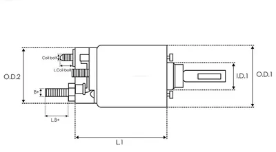 Interrupteur magnétique, starter AS-PL SS9237S