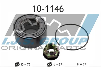 Kit de roulements de roue Nissan KUBISTAR Van · Renault RAPID Box Body/MPV · Renault CLIO I