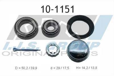 Kit de roulements de roue Audi 80 B4 Saloon · Audi 80 B4 Avant · Audi 100 C2 Saloon