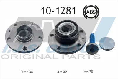 Kit de roulements de roue Audi A3 · Audi A3 Sportback · Audi TT