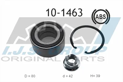 Kit de roulements de roue Renault MEGANE III Hatchback · Renault MEGANE III Coupe · Renault MEGANE III Grandtour