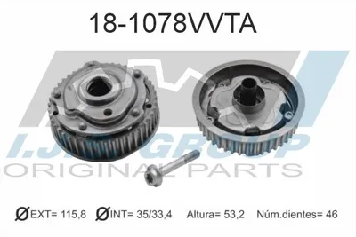 Dispositif de réglage électrique d'arbre à cames Alfa Romeo 159 · Alfa Romeo 159 Sportwagon · Fiat CROMA