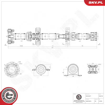 Arbre de transmission Mercedes-Benz VIANO · Mercedes-Benz VITO Bus · Mercedes-Benz VITO / MIXTO Van