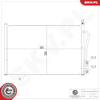 Condenseur, climatisation Ford FIESTA V · Ford FUSION · Ford FIESTA V Van