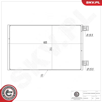 Condenseur, climatisation Mercedes-Benz CITAN Mixto · Mercedes-Benz CITAN Box Body/MPV · Mercedes-Benz CITAN MPV
